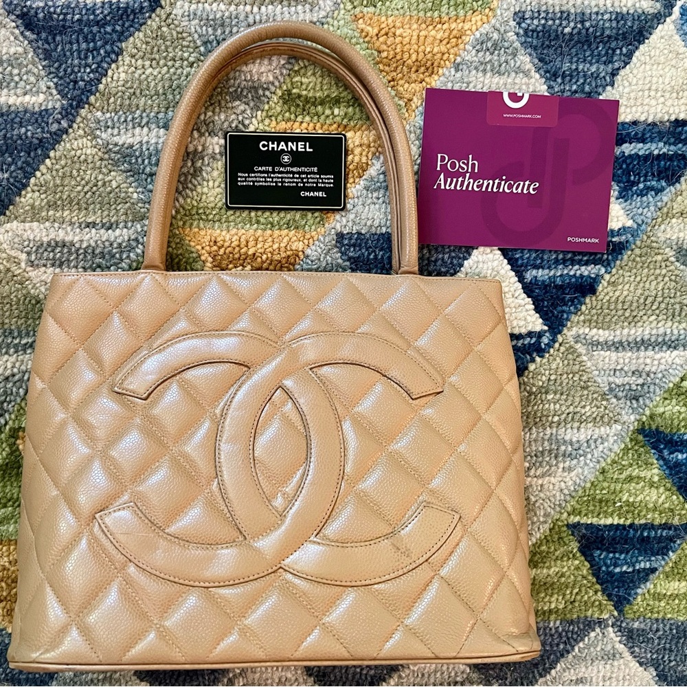 Chanel Medallion Tote 24k Gold Plated Hardware